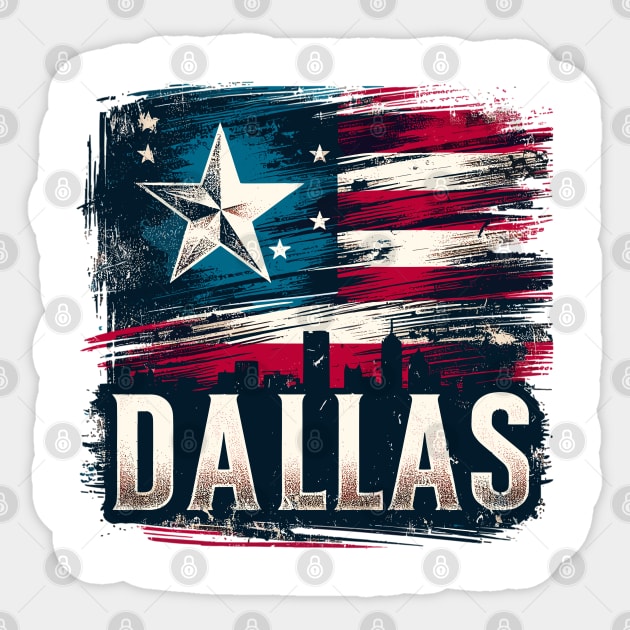 Dallas Sticker by Vehicles-Art